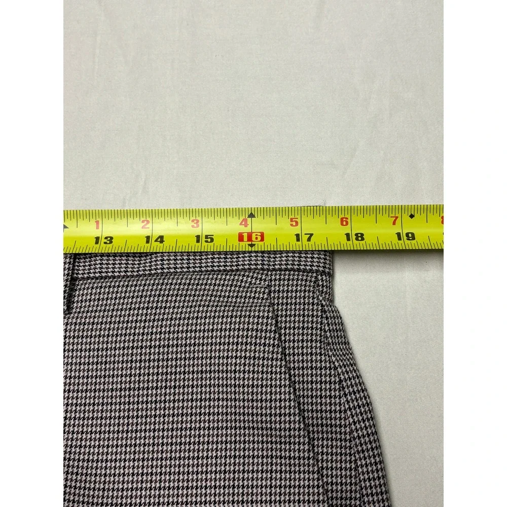 NWT Banana Republic Grayson Slim Tapered Ankle Pant Brown Houndstooth Mens 34x29